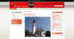 Desktop Screenshot of pfarre-breitenbach.at