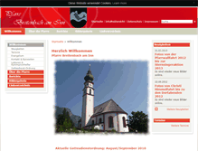 Tablet Screenshot of pfarre-breitenbach.at